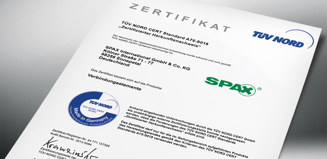 Made in Germany - Almanya'da Üretilmiştir - TÜV Sertifikası